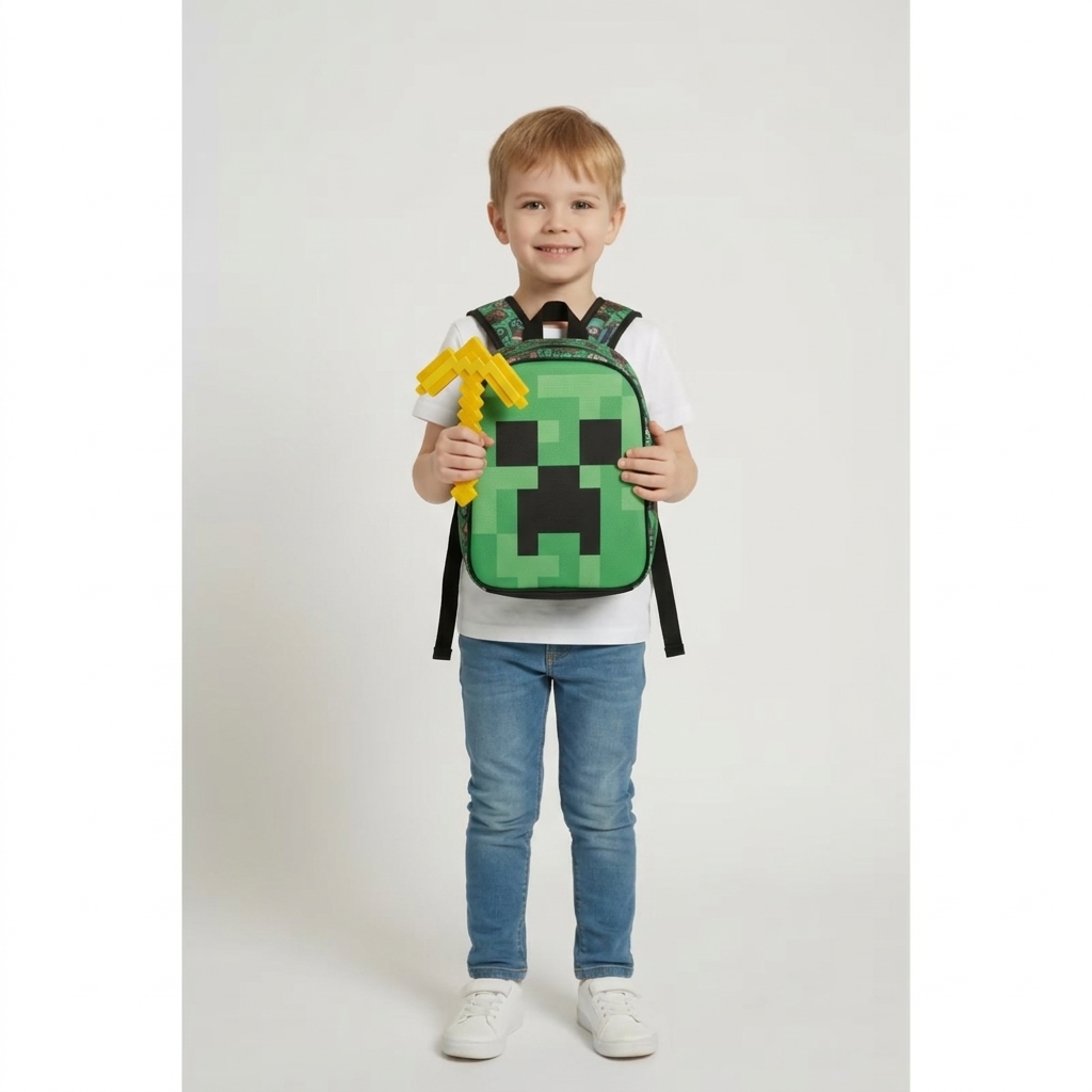 Minecraft Sac à dos Face, sac de 26 cm 3